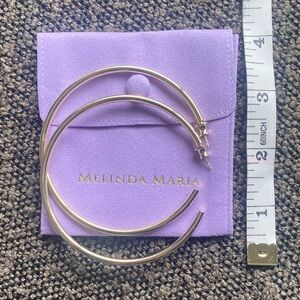 Melinda Maria Gold Hoop Earrings